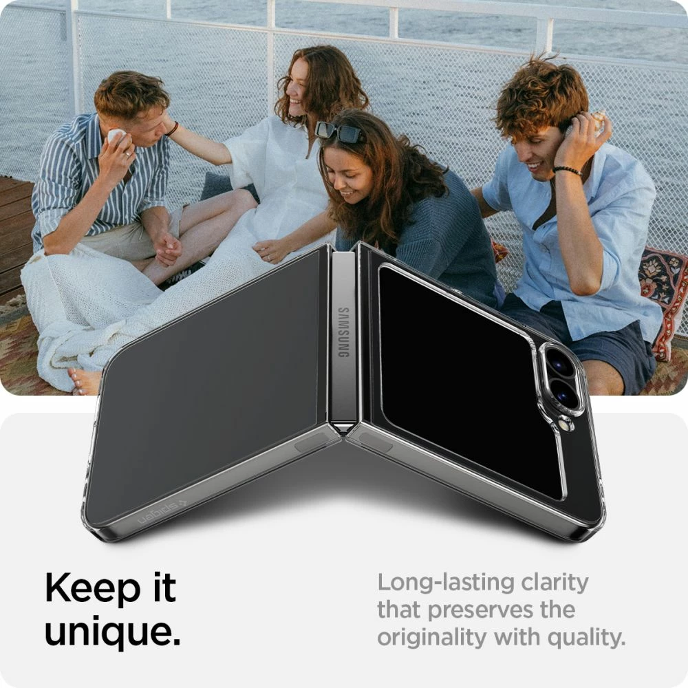 Prozoren ovitek AirSkin za Samsung Galaxy Z Flip 6, Spigen