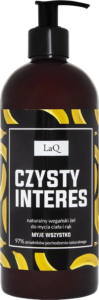 Gel za prhanje in umivanje rok za moške LaQ Clean Business, 400 ml