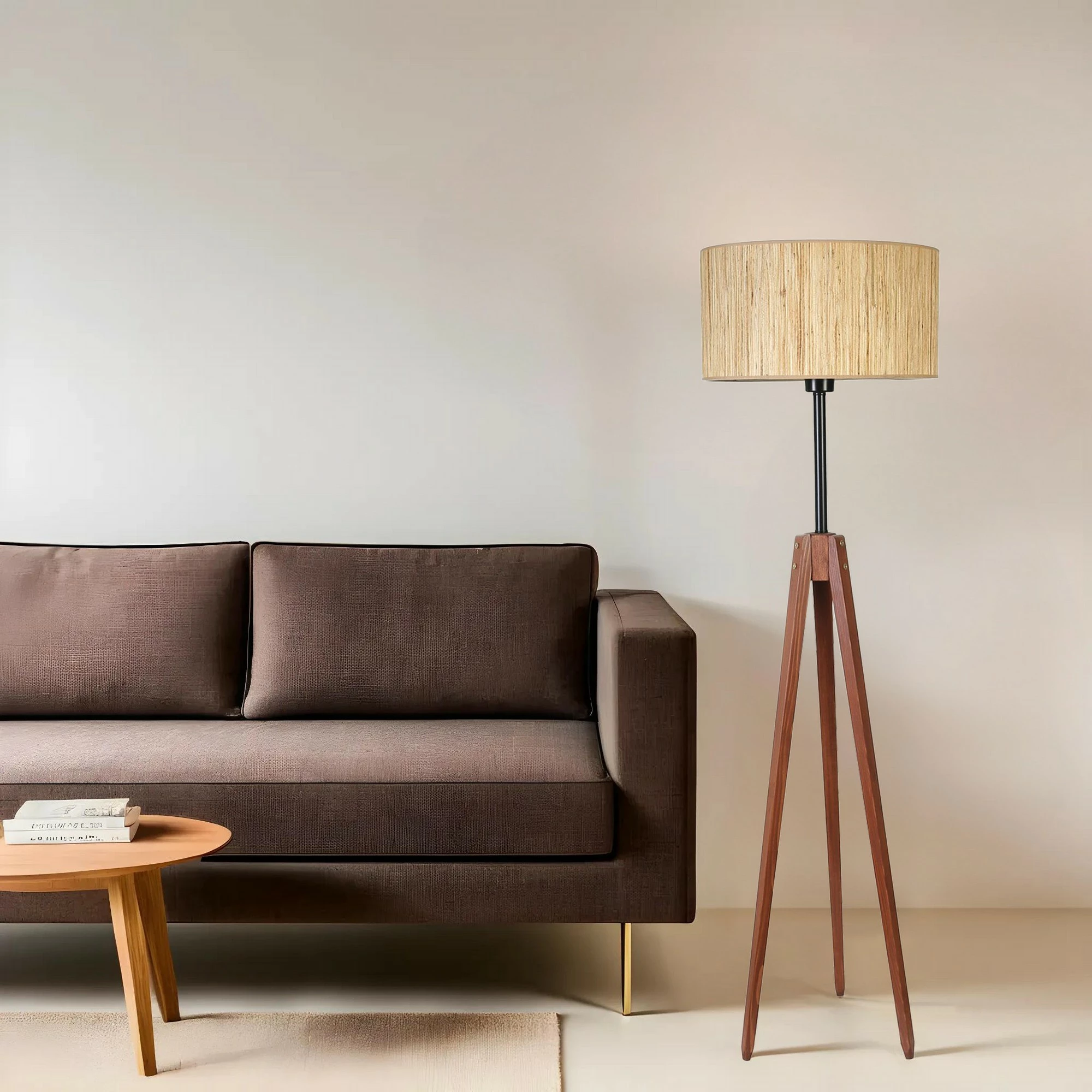 Stojalna svetilka Opviq, 8830-1, hrast ali oreh