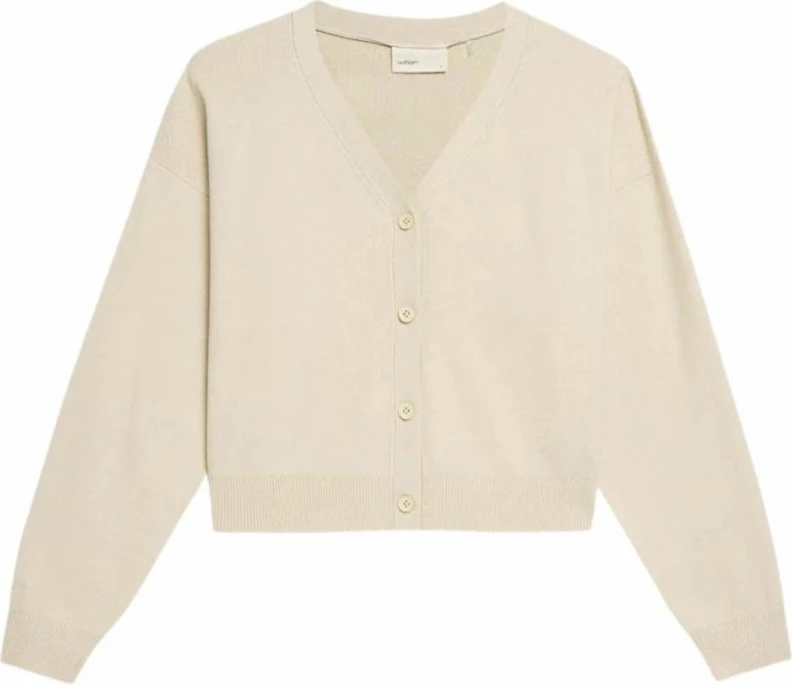 Brezkapuzen pulover za ženske Outhorn, bel