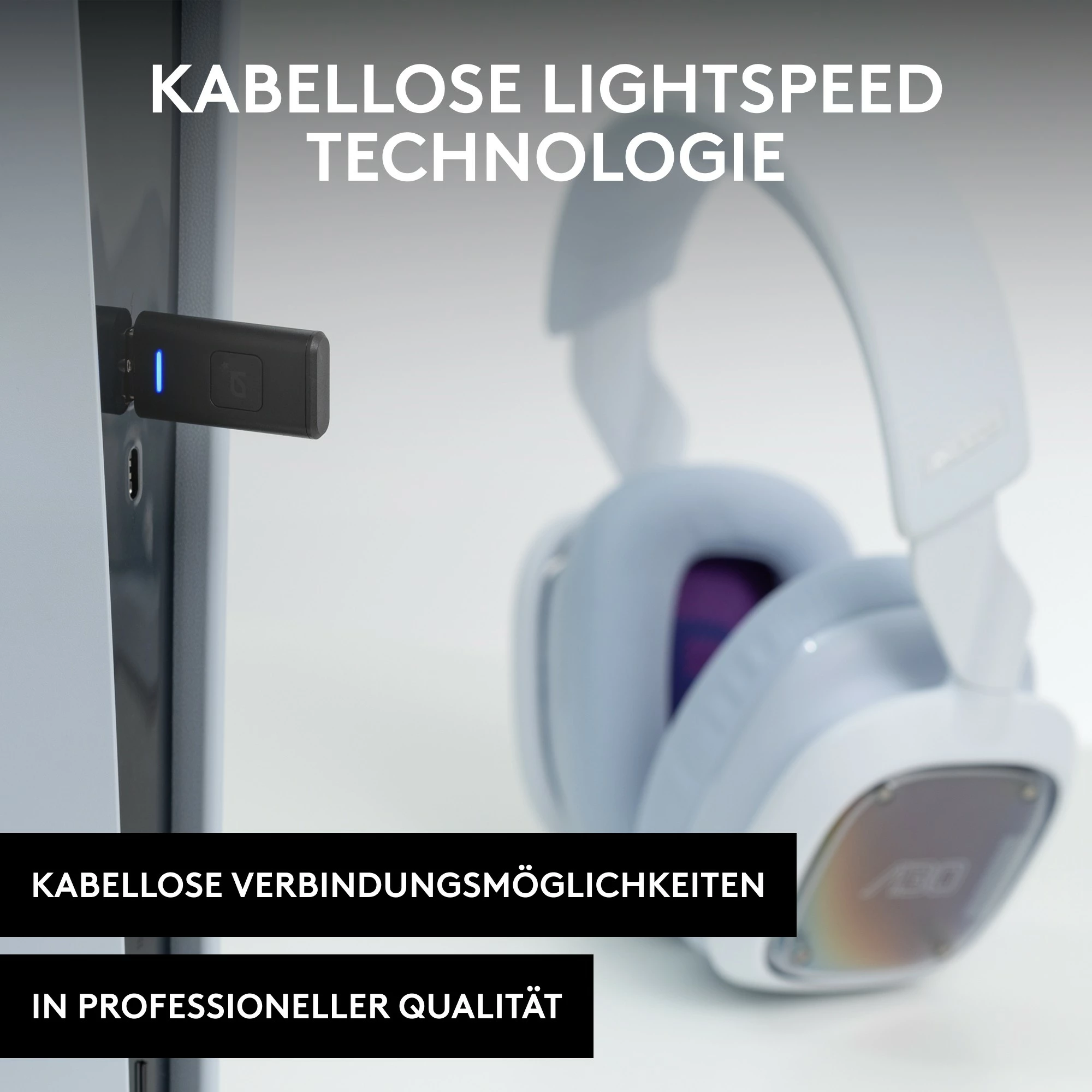 Gaming slušalke ASTRO A30 Logitech, žične in brezžične, 20 - 20000 Hz, 342 g, modre