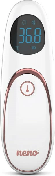 Brezkontaktni termometer neno Medic T06, za čelo, z LCD zaslonom, bel