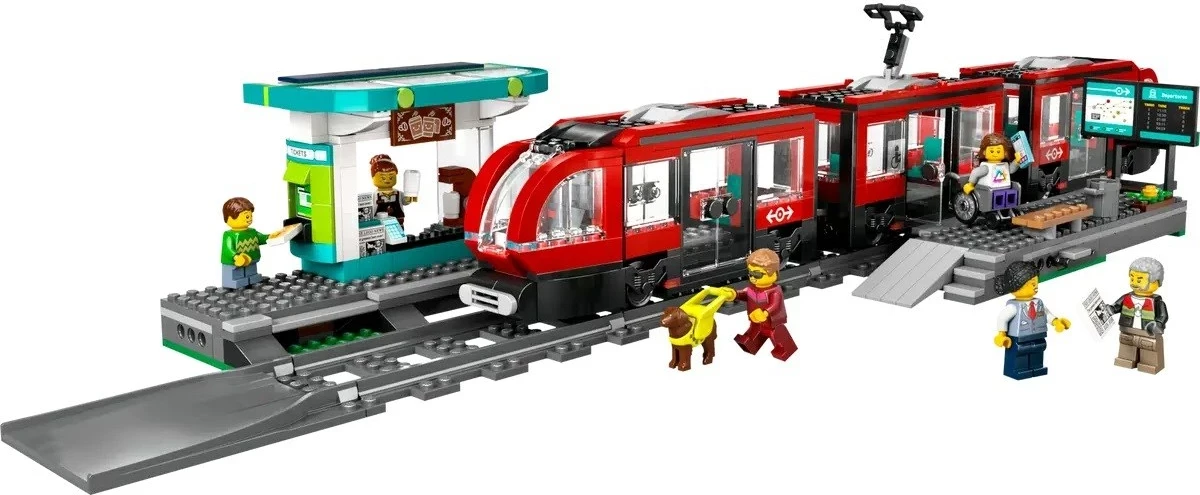 Tramvaj in postaja LEGO CITY 60423, set