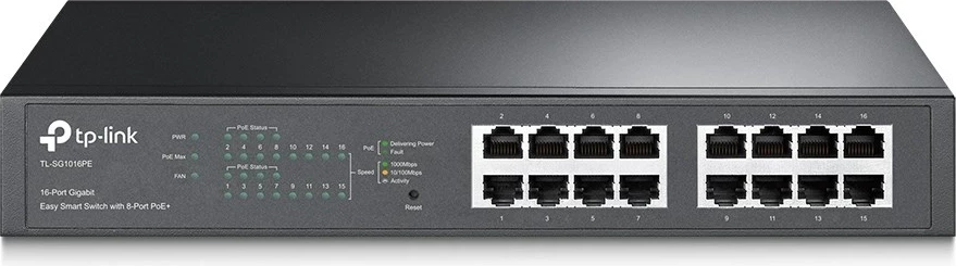 Gigabit stikalo s PoE+ TP-Link TL-SG1016PE, 16 vrat