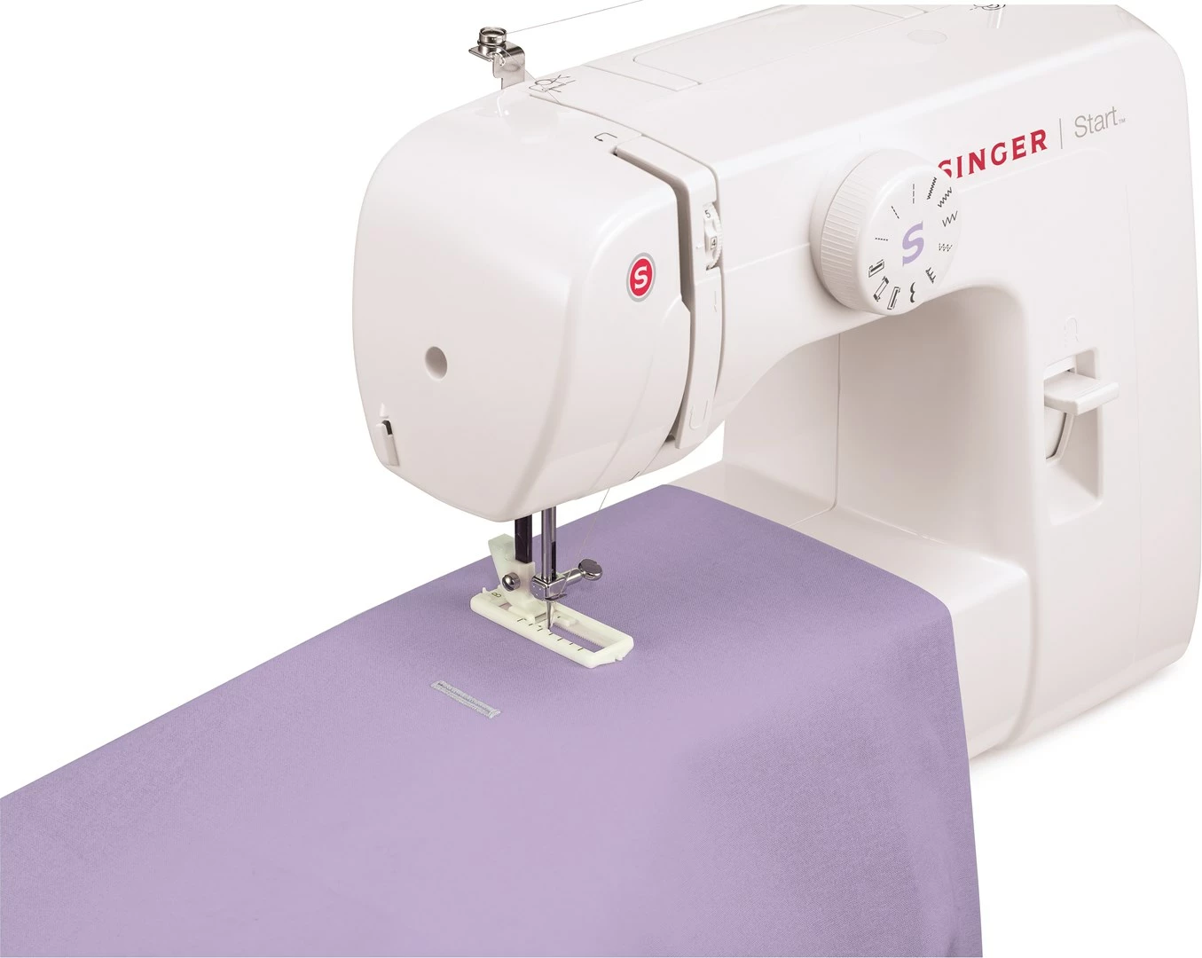 Krajša predstavitvena šivalni stroj Singer 1306, bel