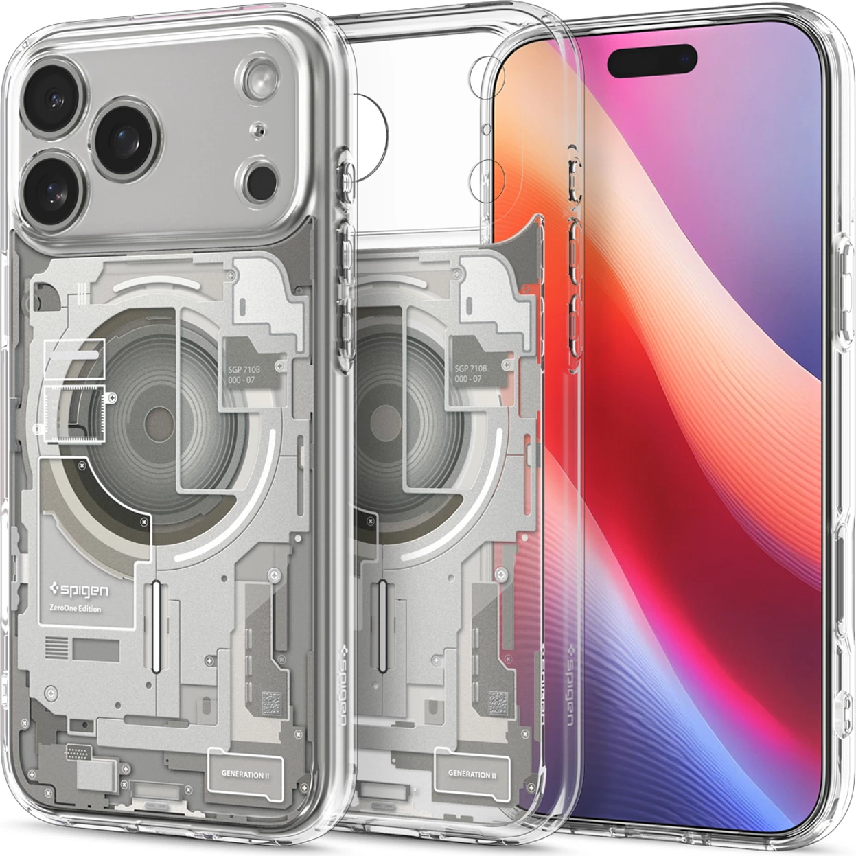 Zaščitna maska Spigen Ultra Hybrid MagSafe za iPhone 17 Pro, titansko