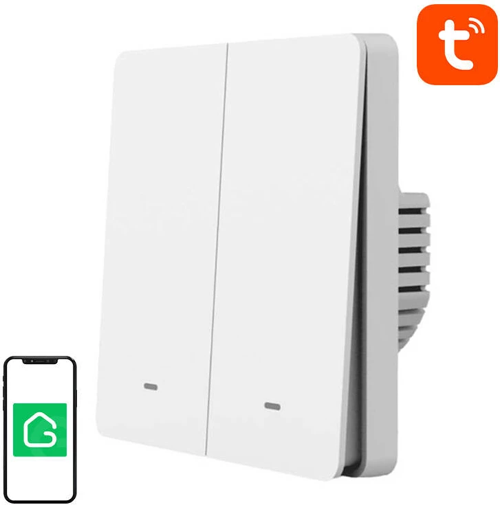 Pametni stikalo za luči Gosund SW9, WiFi, glasovno upravljanje, belo