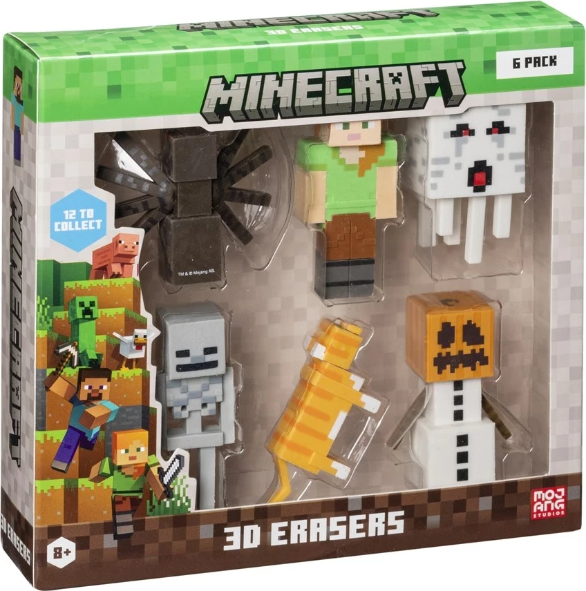 Guma 3D Minecraft, P.M.I. Kids World, 6 kosov