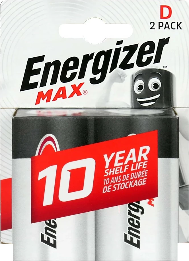 Alkalijska baterija Energizer Max LR20/D, 2 kosa