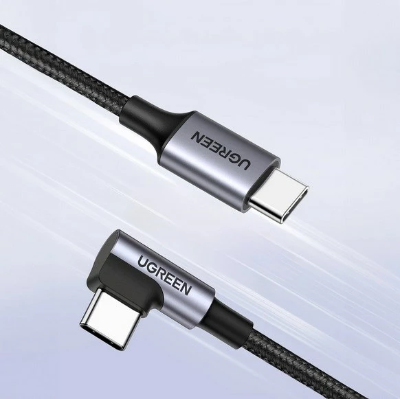 USB-C kabel 0,5 m, 60 W, siv UGREEN 50122B