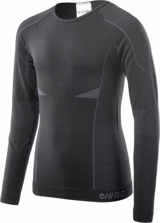 Termoaktivna majica za otroke Hi-Tec, črna