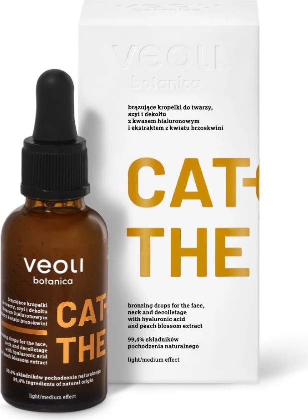 Tekoče kapljice za porjavitev Catch The Sun, Veoli Botanica, 30 ml