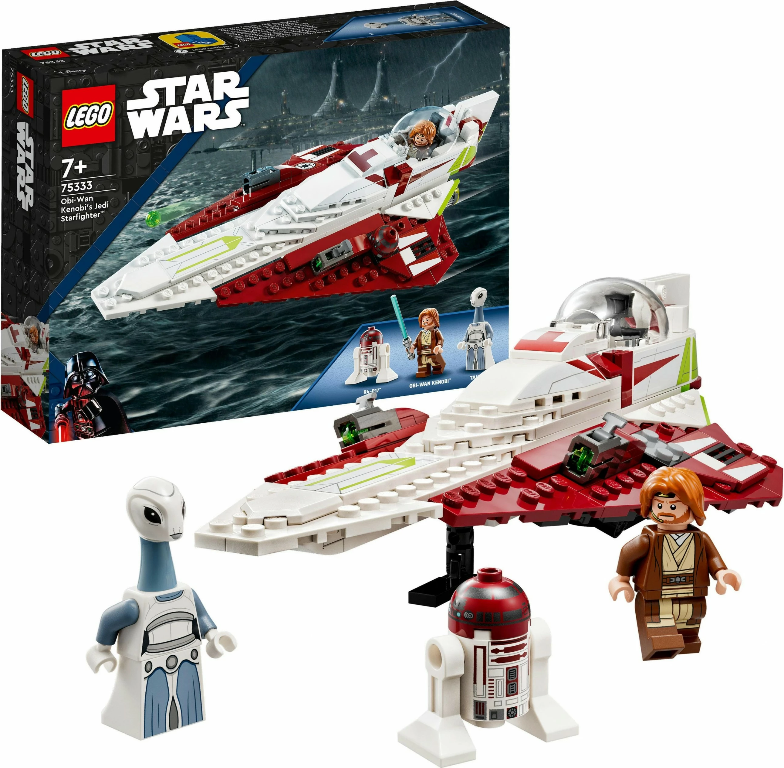 Model Jedi Starfighter, LEGO Star Wars Obi-Wan Kenobi, 282 kosov