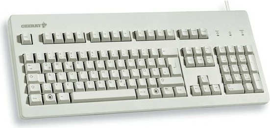Žična tipkovnica, Cherry G80-3000 LPCDE-0, USB, QWERTZ, siva
