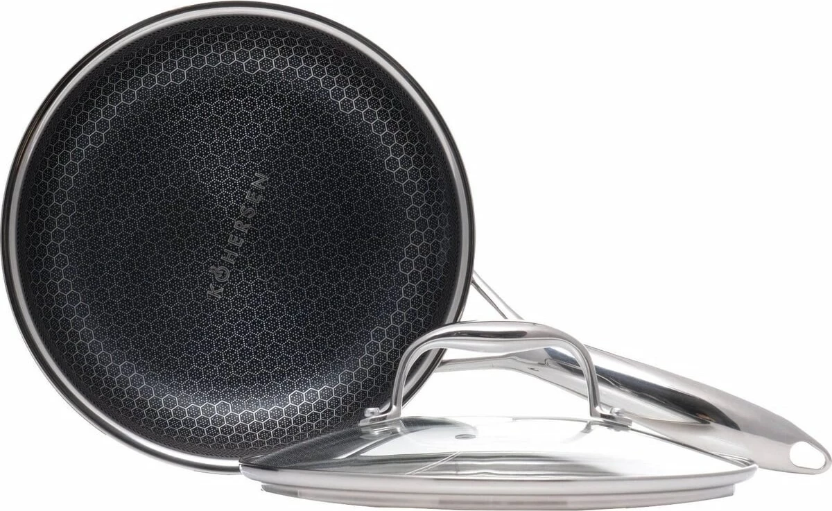 Ponev 20 cm KOHERSEN Black Cube, srebrna