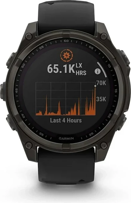 Pametna športna ura Garmin fenix 8, 51 mm, 32 GB, titan, črna