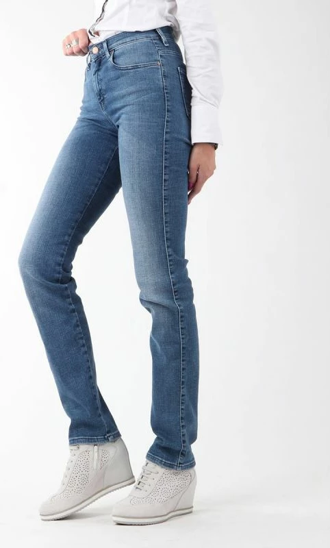 Ženske ozke kavbojke, Wrangler, modre