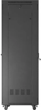 Računalniško ohišje rack 19" 47U 800x800 z perforiranimi vrati in LCD, LANBERG, črno