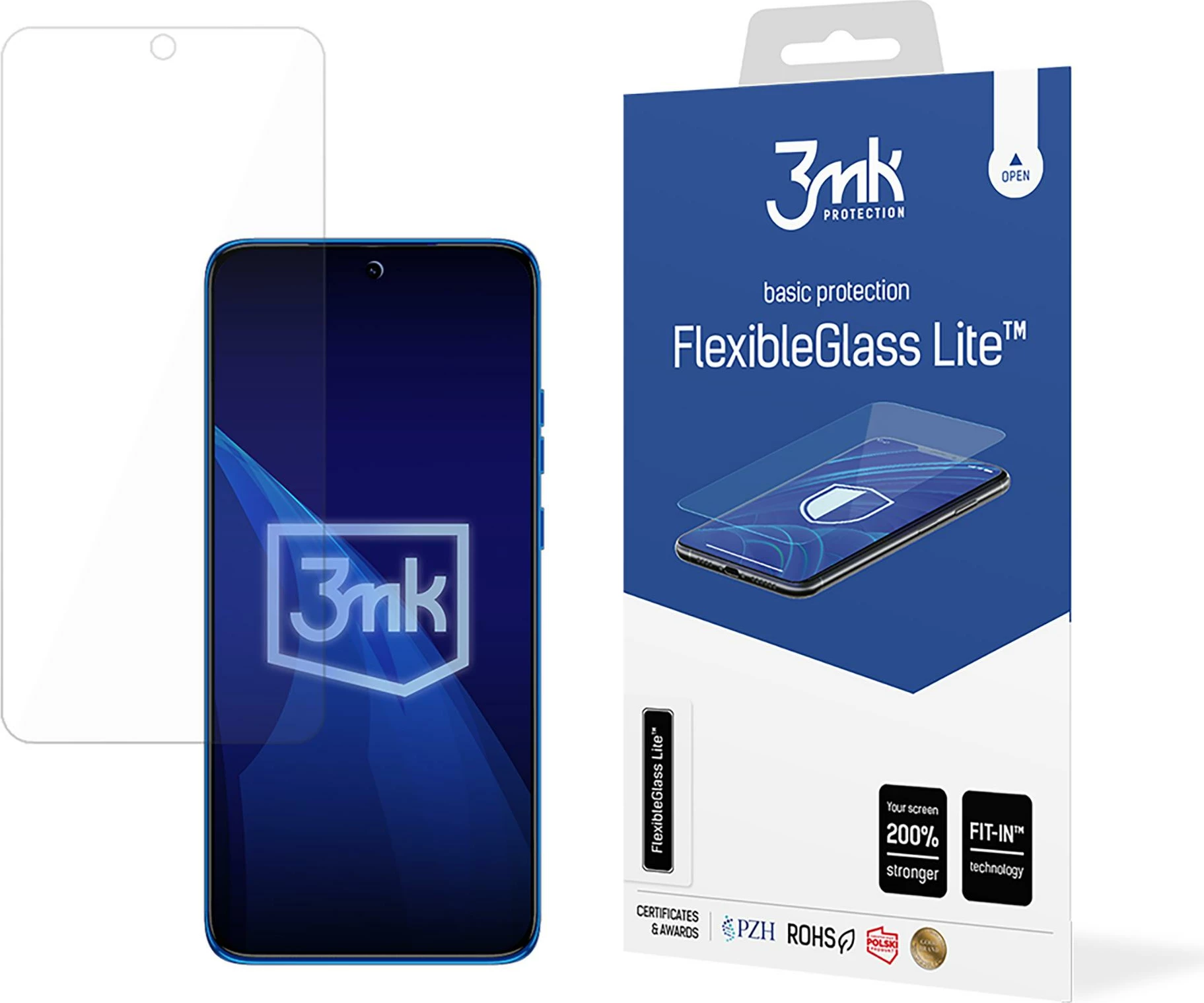 Hibridno zaščitno steklo 3mk FlexibleGlass Lite za pametni telefon Motorola Edge 50 Neo
