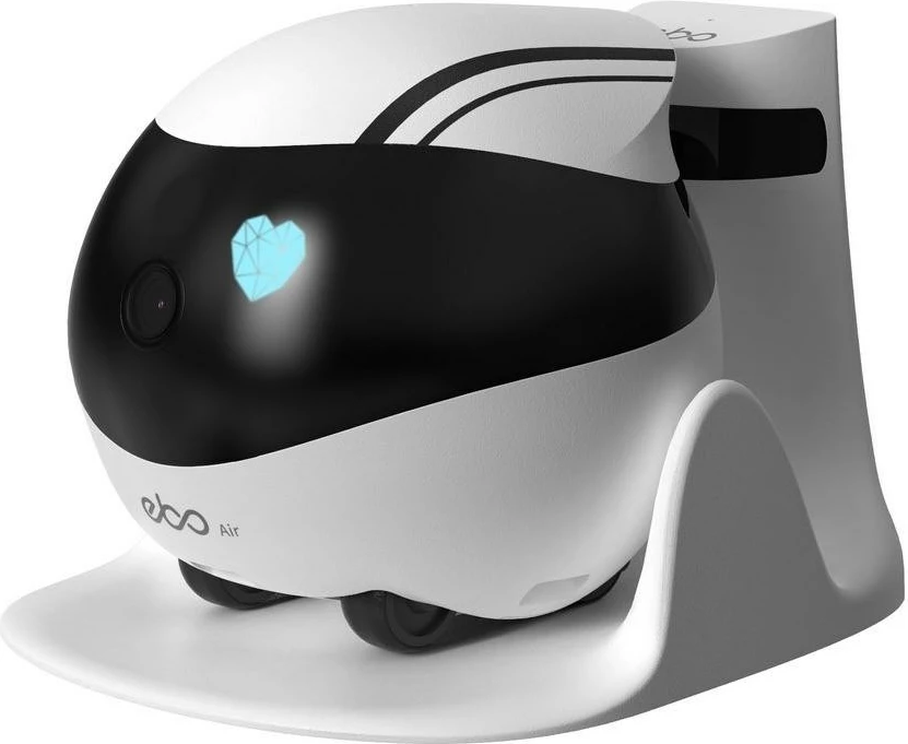 Pametni robotski nadzor z kamero ENABOT Ebo Air, WH287302, bela/črna