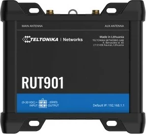 Mobilni usmerjevalnik Teltonika RUT901, Ethernet 10/100 Mbit/s, črn