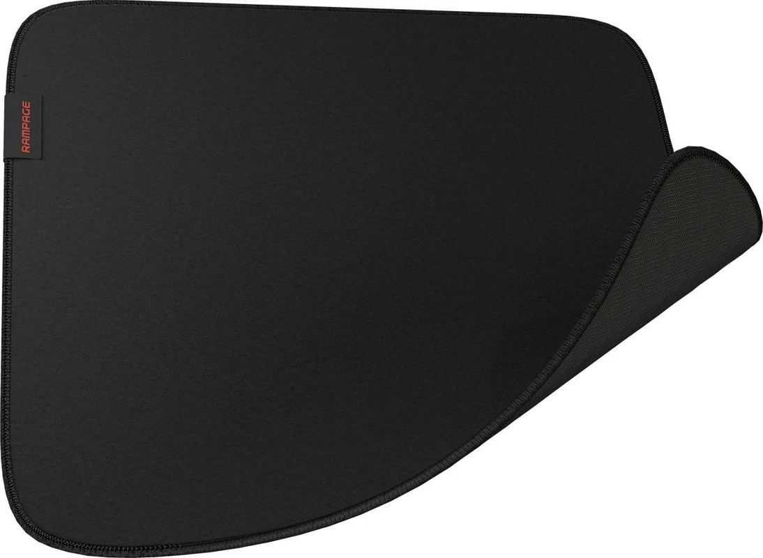Podloga za miško Rampage Pulsar Pro S, 29x24 cm, žakard tkanina, črna