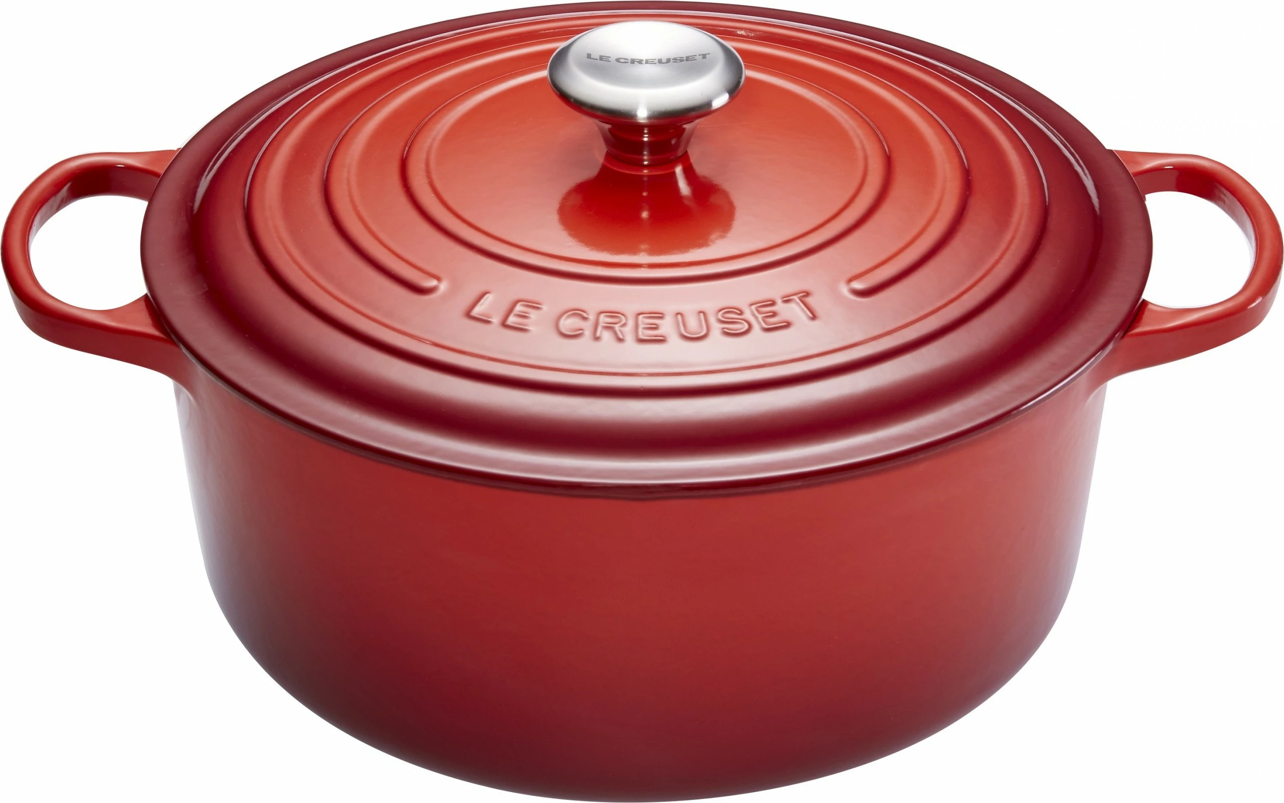 Rondel iz litega železa, 5,3 L, emajliran, rdeč Le Creuset 21177260602430