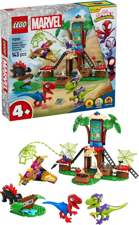 Set za sestavljanje, LEGO Marvel Spidey and Amazing Friends 11200, 143 kosi, za otroke, večbarvno