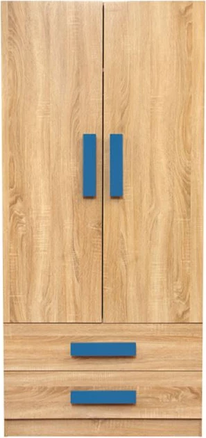 Garderobna omara 2 vrata igralnica Sonama-Modra FH335+FH336.01 80X50X180cm