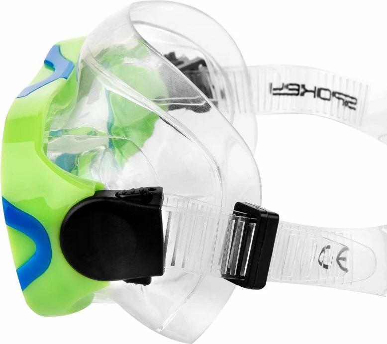 Potapljaška maska za otroke Spokey, zelena