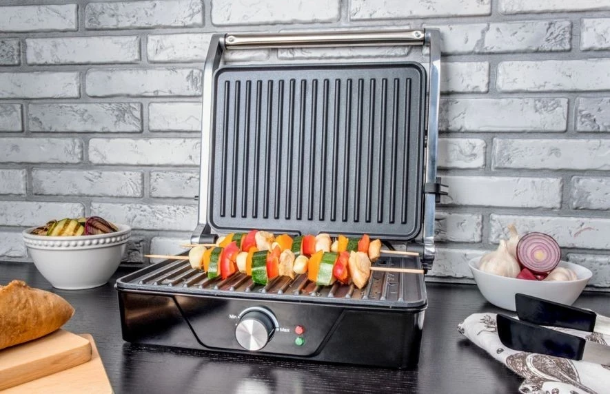 Gril namizni, Eldom, srebrn