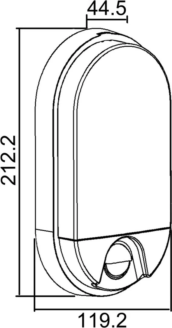 LED svetilka z gibanjem Maclean MCE340 GR, 15W, 4000K, siva