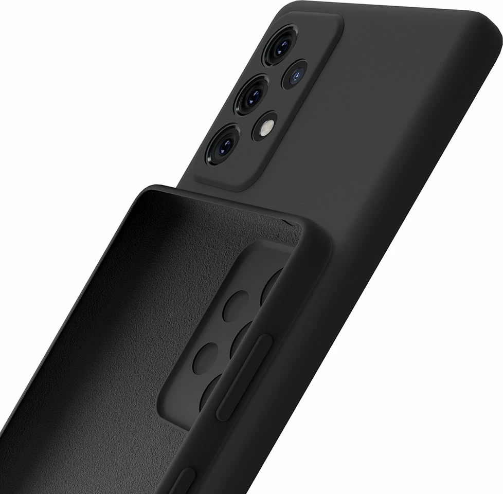 Silikonski ovitek za mobilni telefon 3mk Protection, za Samsung Galaxy A33 5G, črn