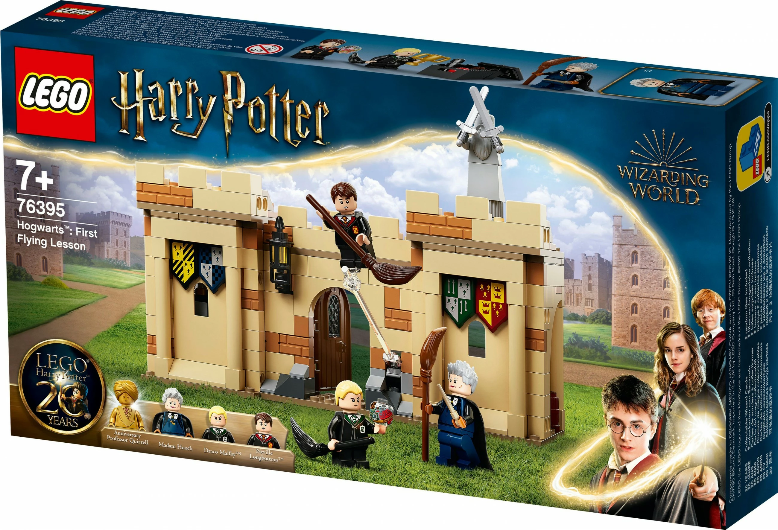 Set za sestavljanje - Prvi letalski pouk, LEGO Harry Potter Hogwarts™, 7+, 264 delov, večbarven
