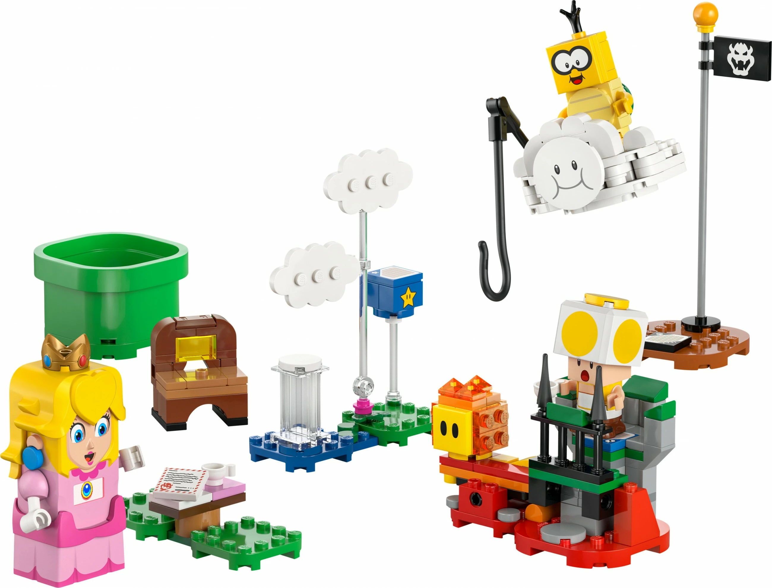 Interaktivni set za sestavljanje Peach, LEGO Super Mario 71441, 208 delov, večbarven
