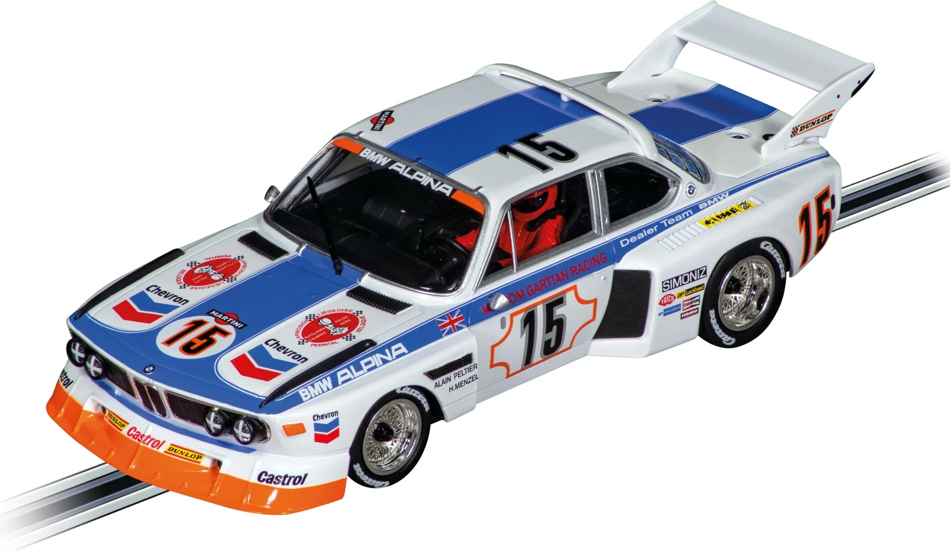 Igrača avtomobilček, BMW 3.5 CSL No.15 Digital 132, večbarvno