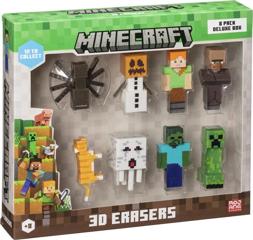 3D gumice Minecraft, P.M.I. Kids World, 8 kosov