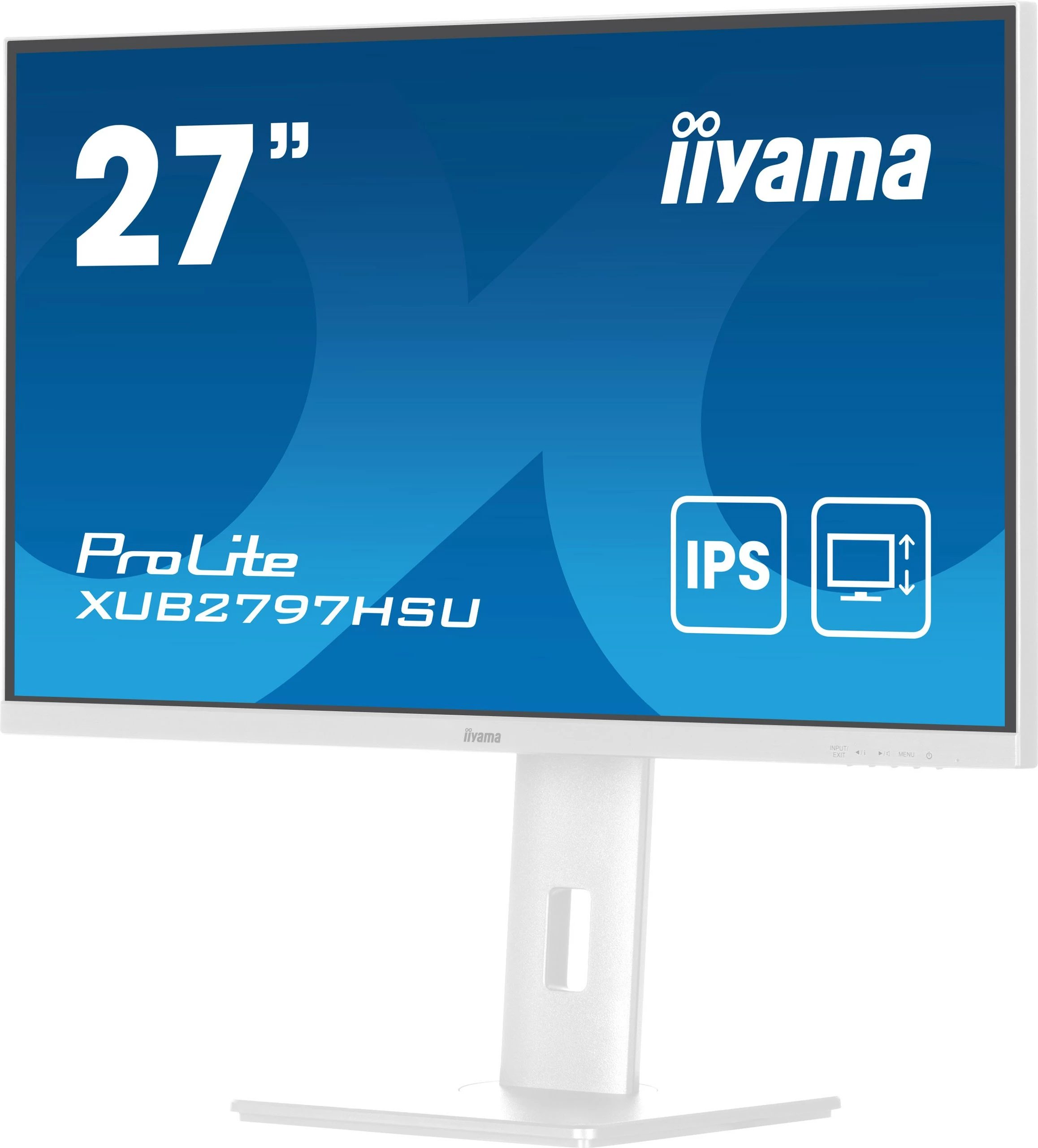 27" IPS zaslon, Full HD, iiyama ProLite XUB2797HSU-W2, bel