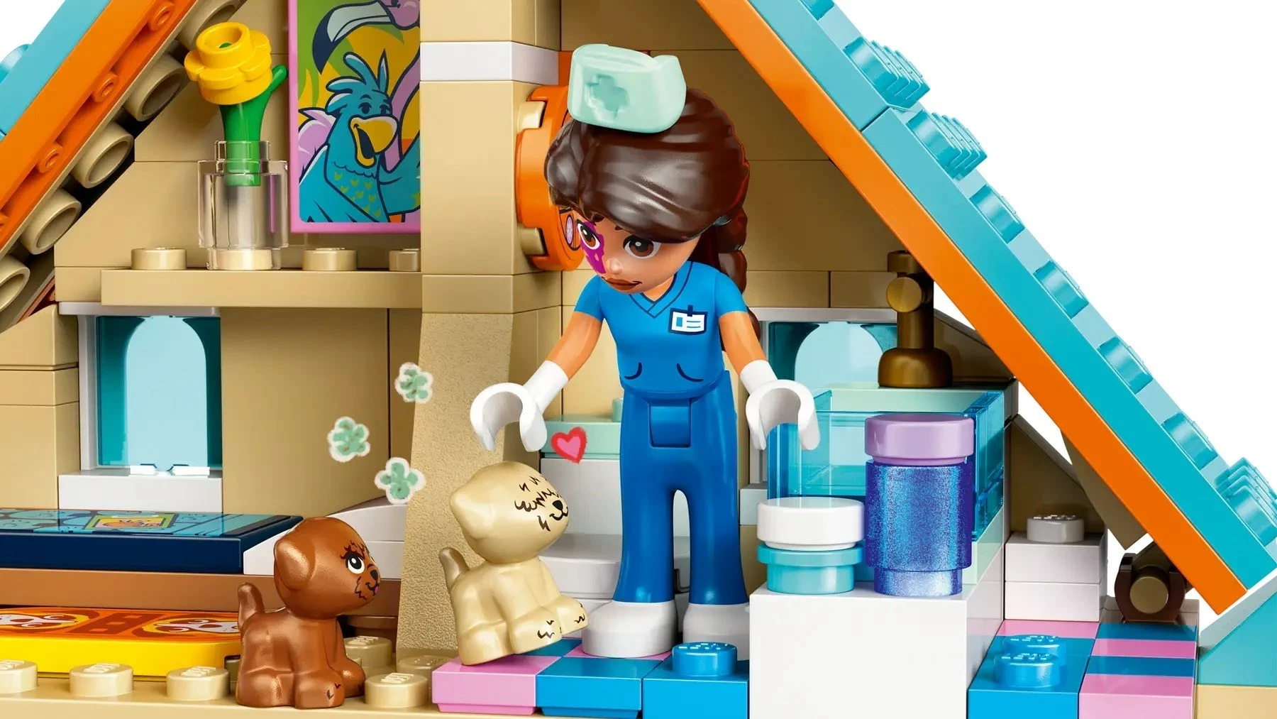Veterinarska klinika za konje in hišne živali, set LEGO Friends 42651