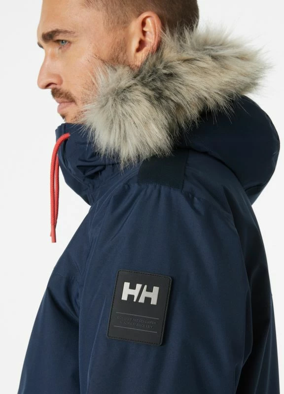 Parka plašč za moške Helly Hansen, temno moder