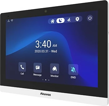 Interkom panel Akuvox Indoor-Station C319S, 10" zaslon na dotik, Android, PoE, črn/bel