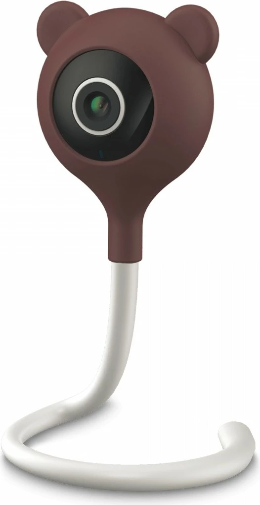 Elektronski monitor za dojenčke, Lionelo Babyline Smart, kamera, WiFi, rjavo/bel