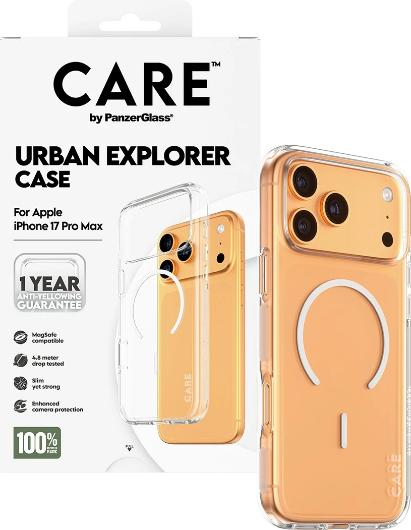 Prozoren ovitek PanzerGlass CARE by Flagship Case
