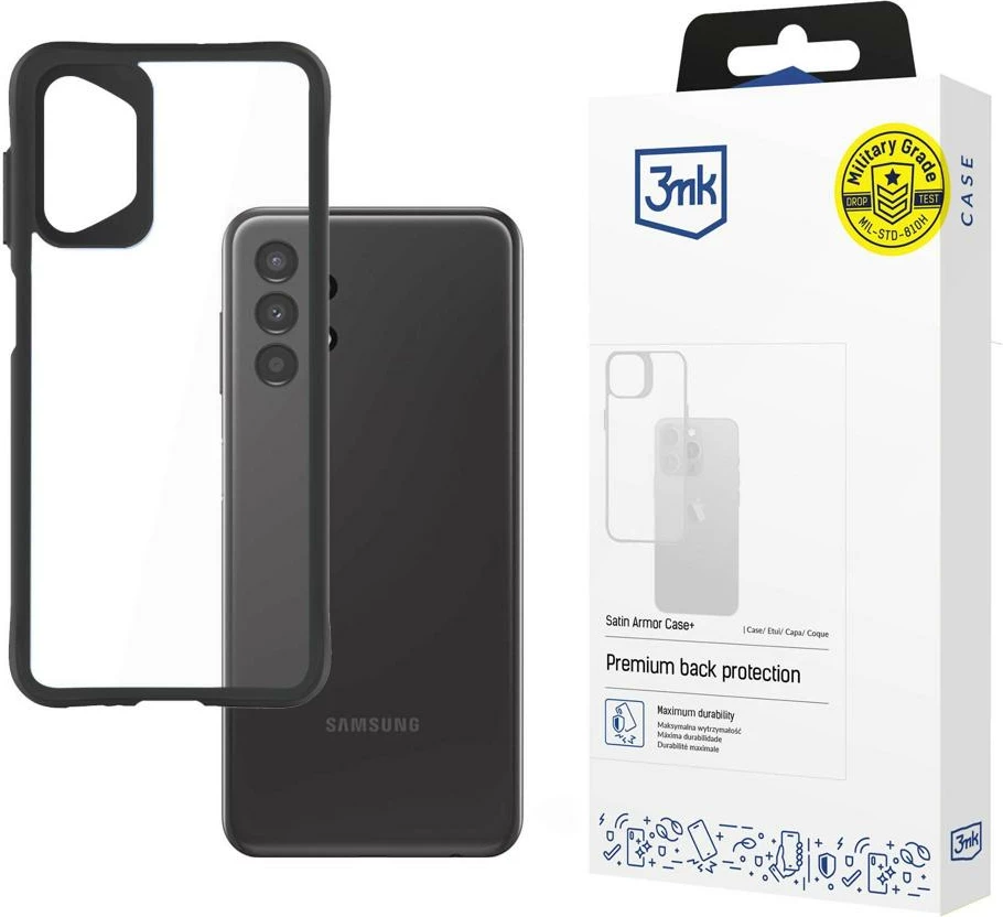Ovitek 3mk Satin Armor Case+ za Samsung Galaxy A13/A04/A04s, prozoren