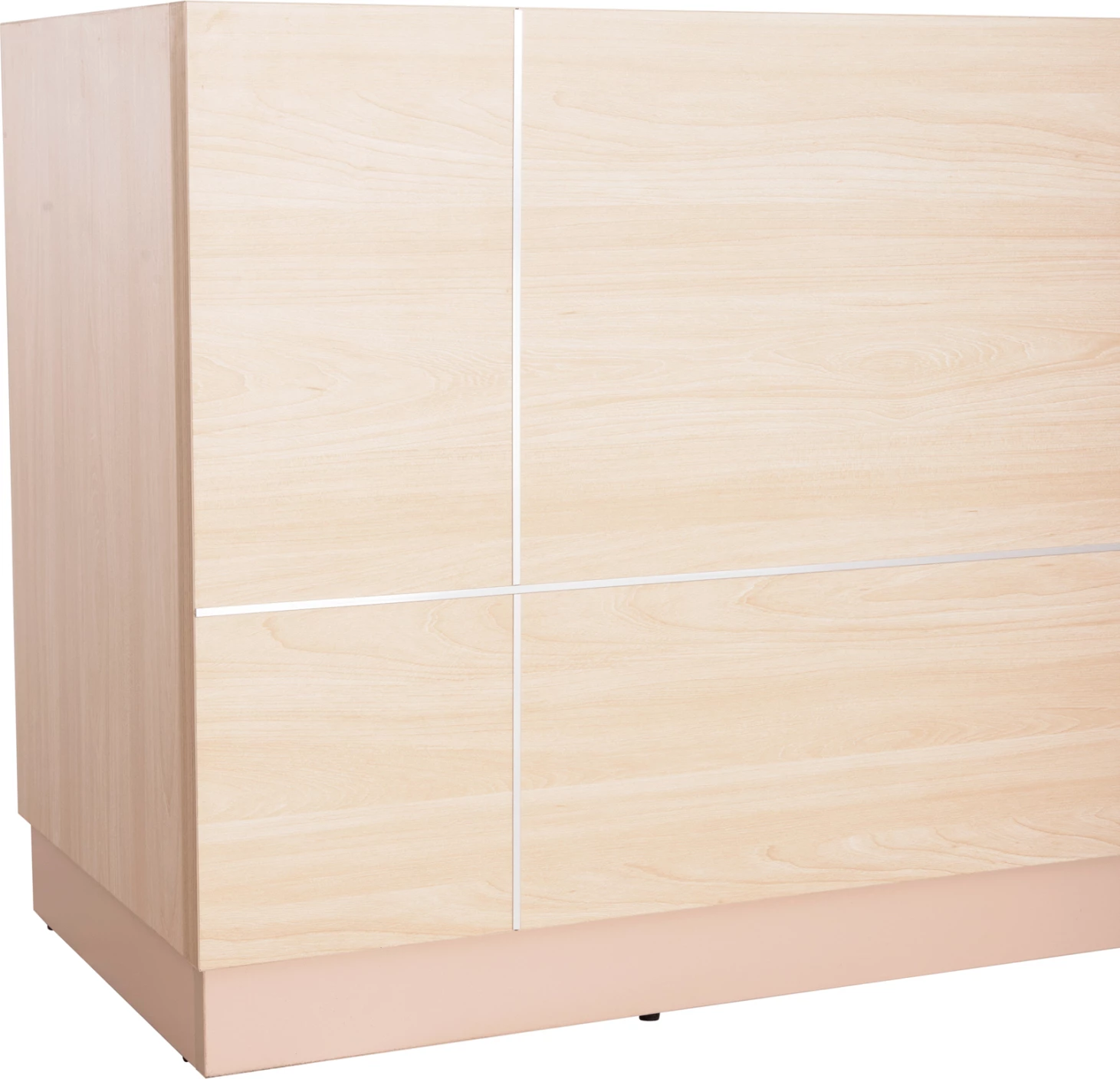 Recepcijska miza DALTON FH2068.02 melamin v sonama-beli 240x80x106H cm