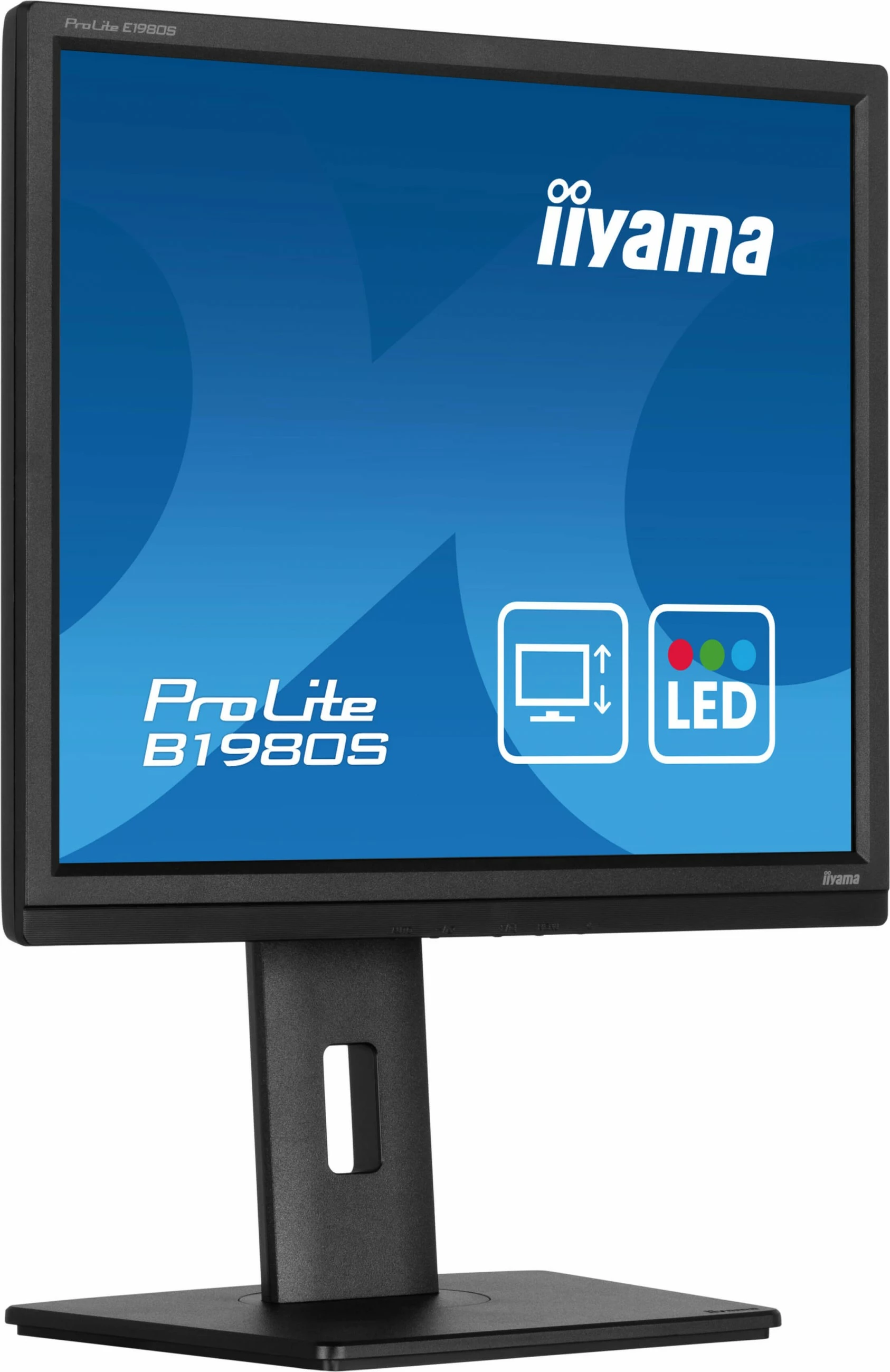 19-palčni LED monitor iiyama ProLite B1980S-B1, 1280x1024, HDMI in DP, črn