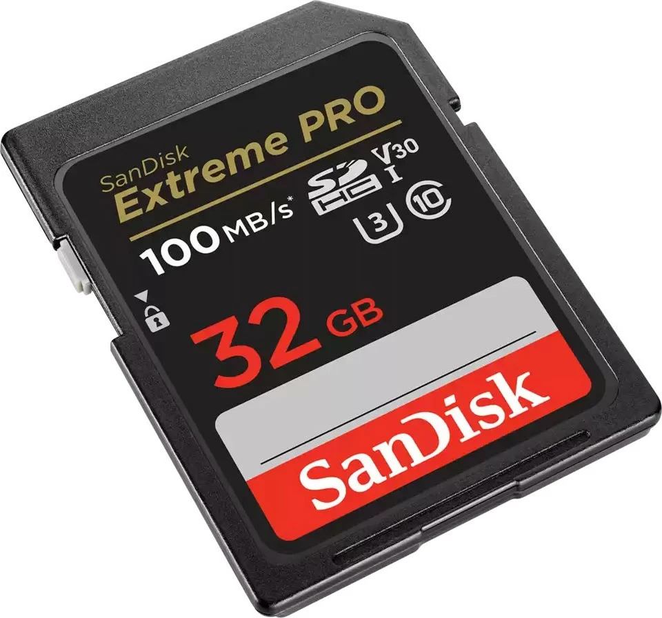 Visokozmogljiva kartica SanDisk Extreme PRO, 32 GB, SDHC, Class 10, UHS-I, črna