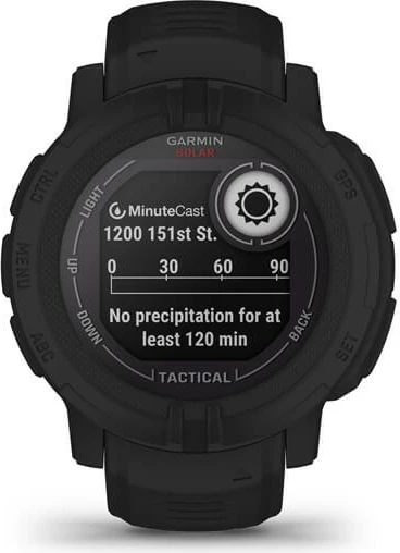 Pametna ura, GPS, solarno polnjenje, črna - Garmin Instinct 2 Solar Tactical Edition