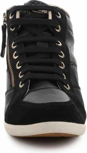 Lifestyle copati Geox D Myria, črni, ženski