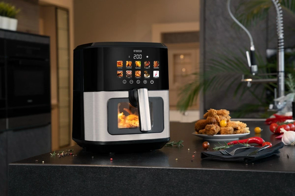 Zračno cvrtnik N'OVEEN AF770 X-LINE, črno, srebrno